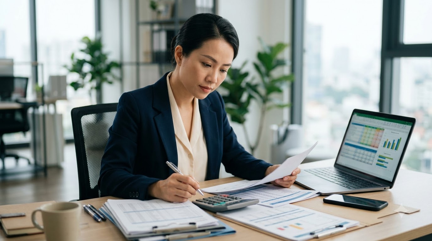 Các bước xác định và kê khai thuế hộ kinh doanh 2026